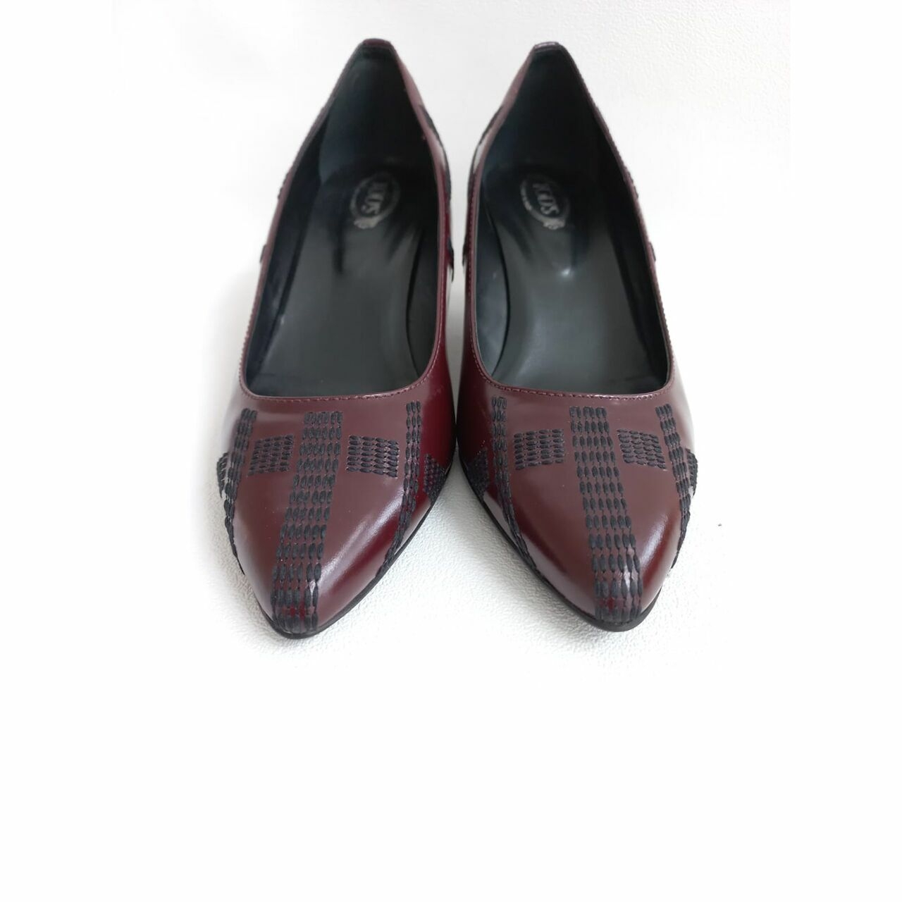 Tod's Women Pump Maroon Heels