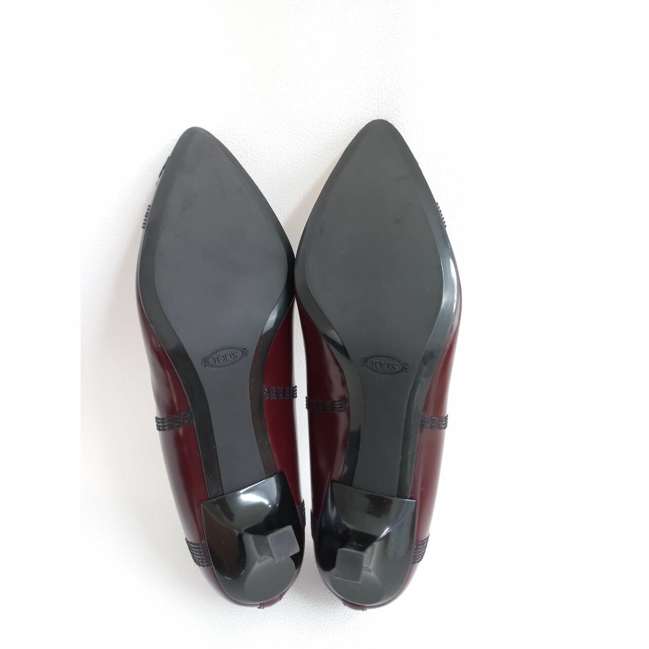 Tod's Women Pump Maroon Heels