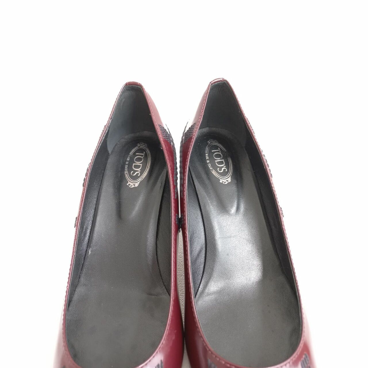 Tod's Women Pump Maroon Heels