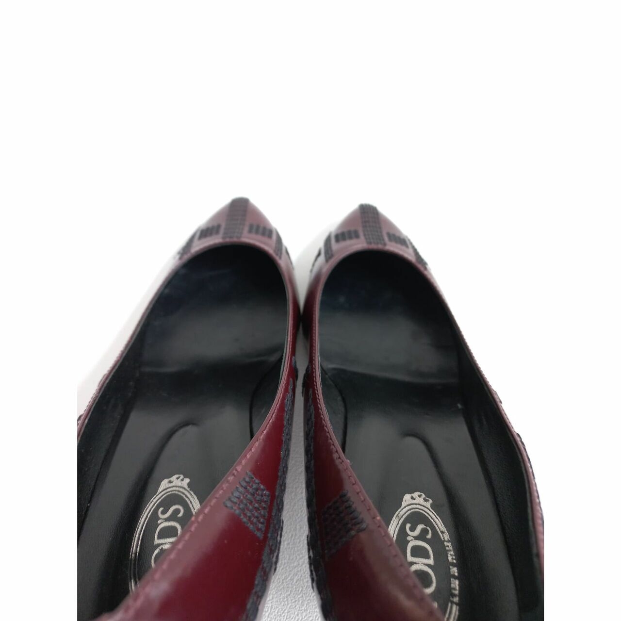 Tod's Women Pump Maroon Heels