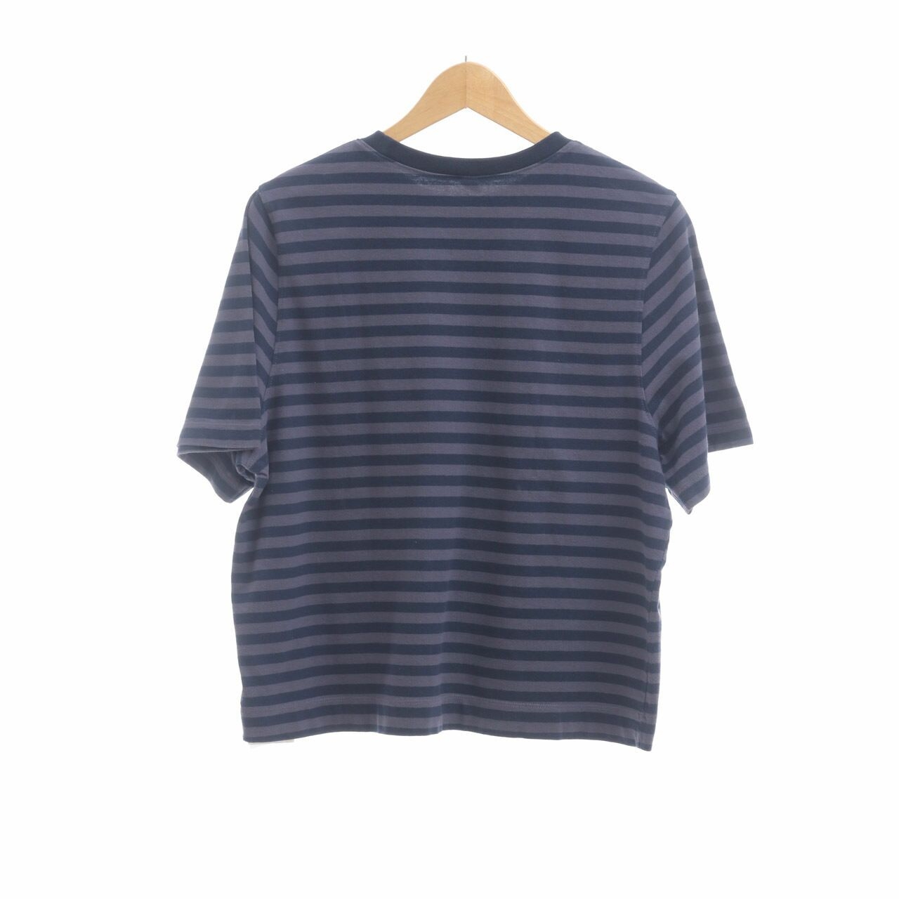 UNIQLO Navy & Grey Stripes T-Shirt