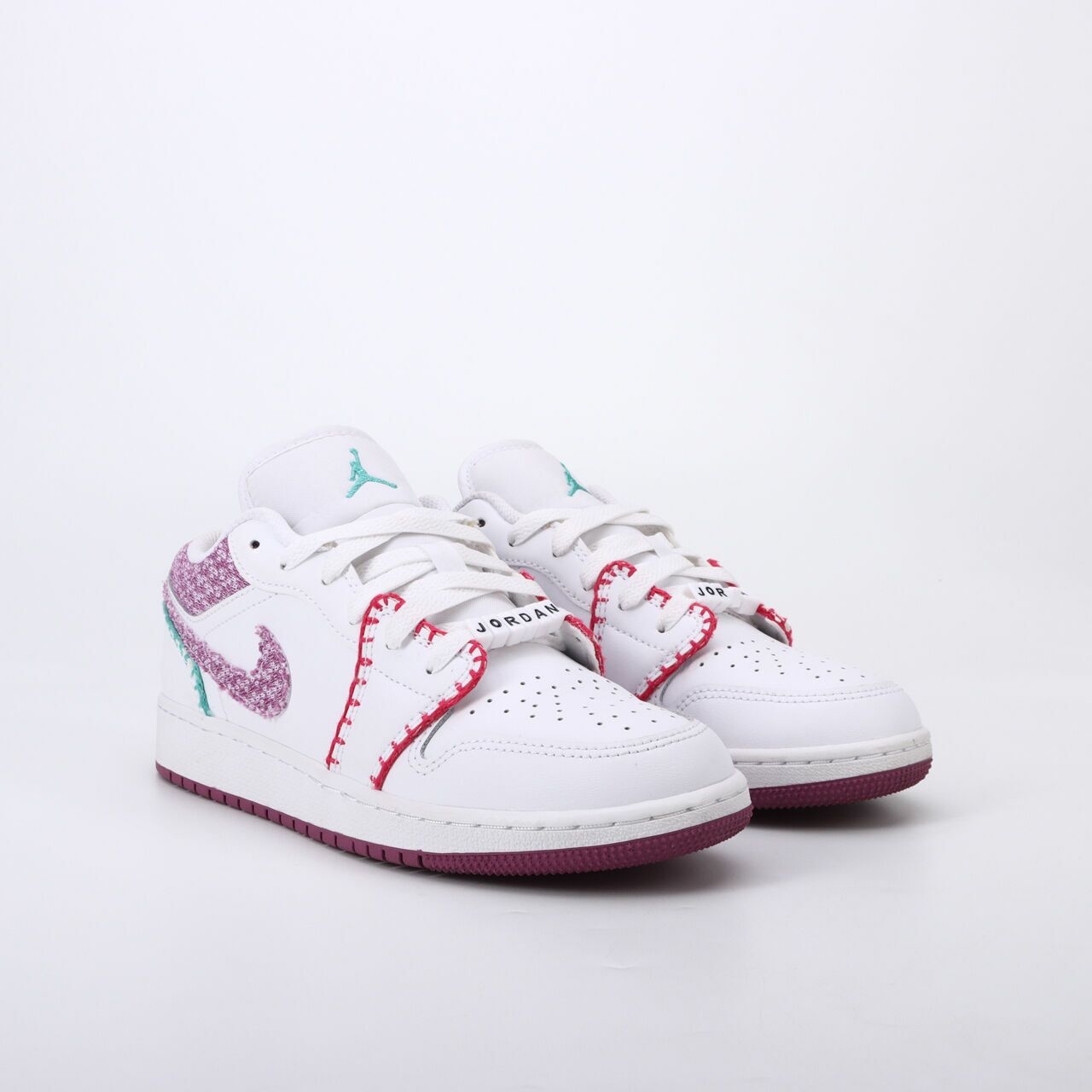 Nike Jordan 1 Low Light Bordeuax White Sneakers