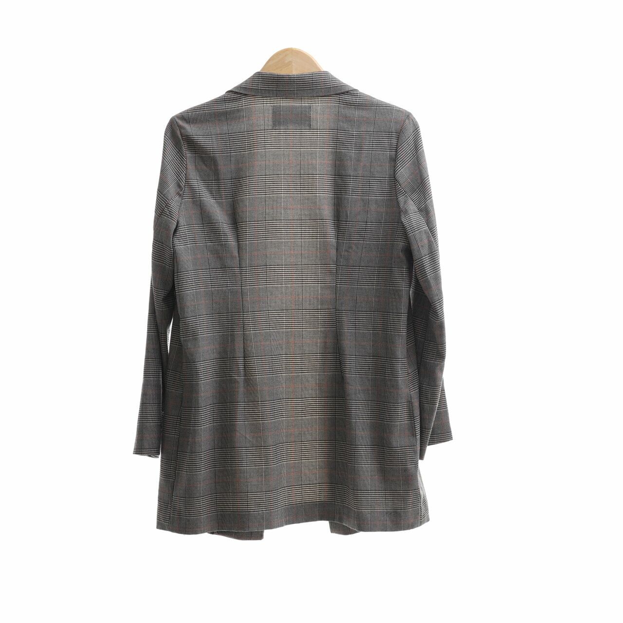 Stradivarius Grey Houndstooth Outerwear