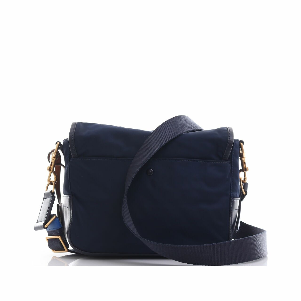 Tory Burch Navy Perry Colorblock Nylon Sling Bag