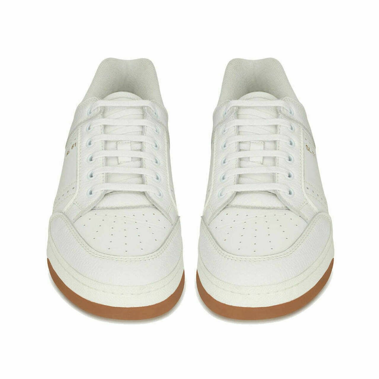 Saint Laurent SL-61 Low Top Sneakers White Grained Men