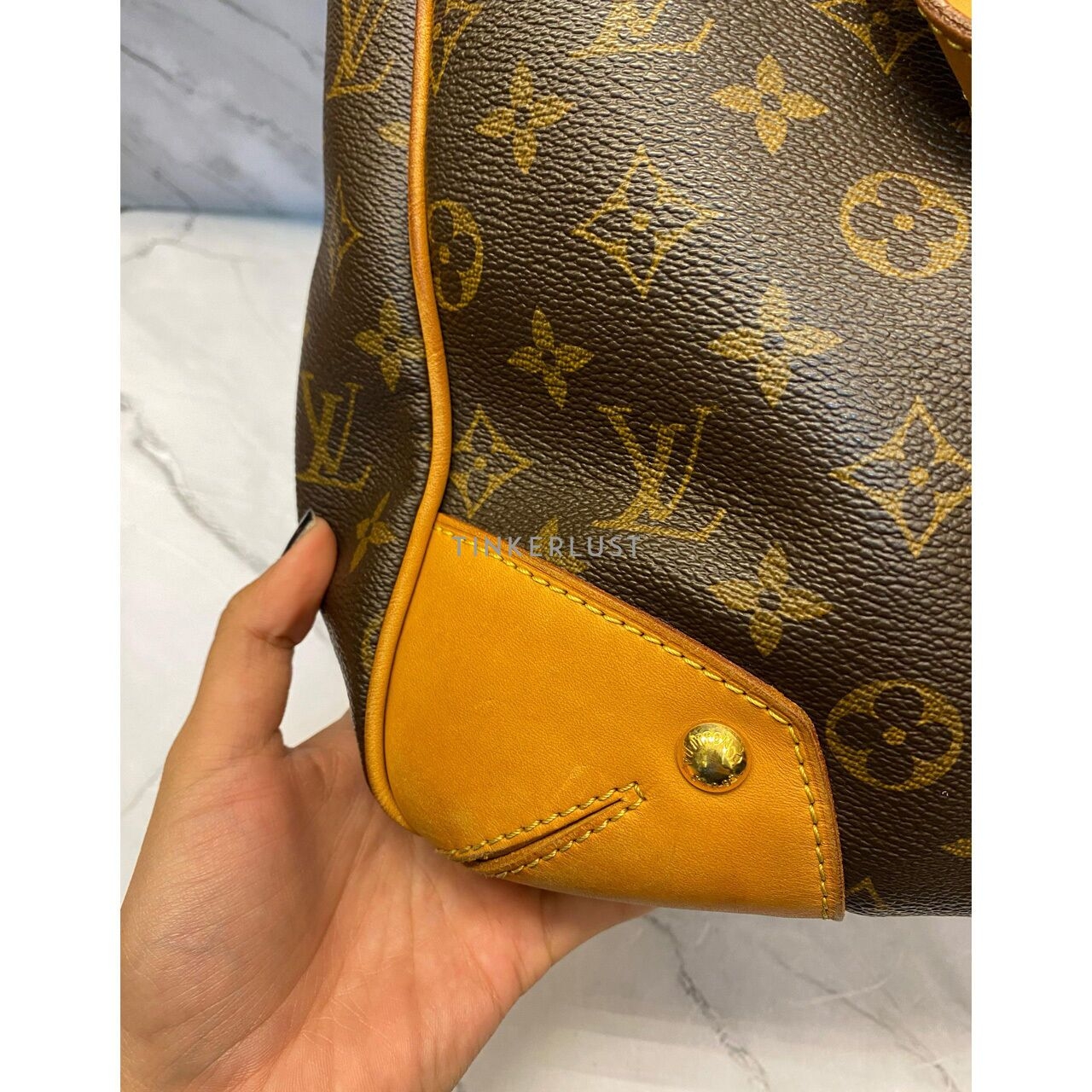 Louis Vuitton Estrela Mono Tote MM 2012 Satchel