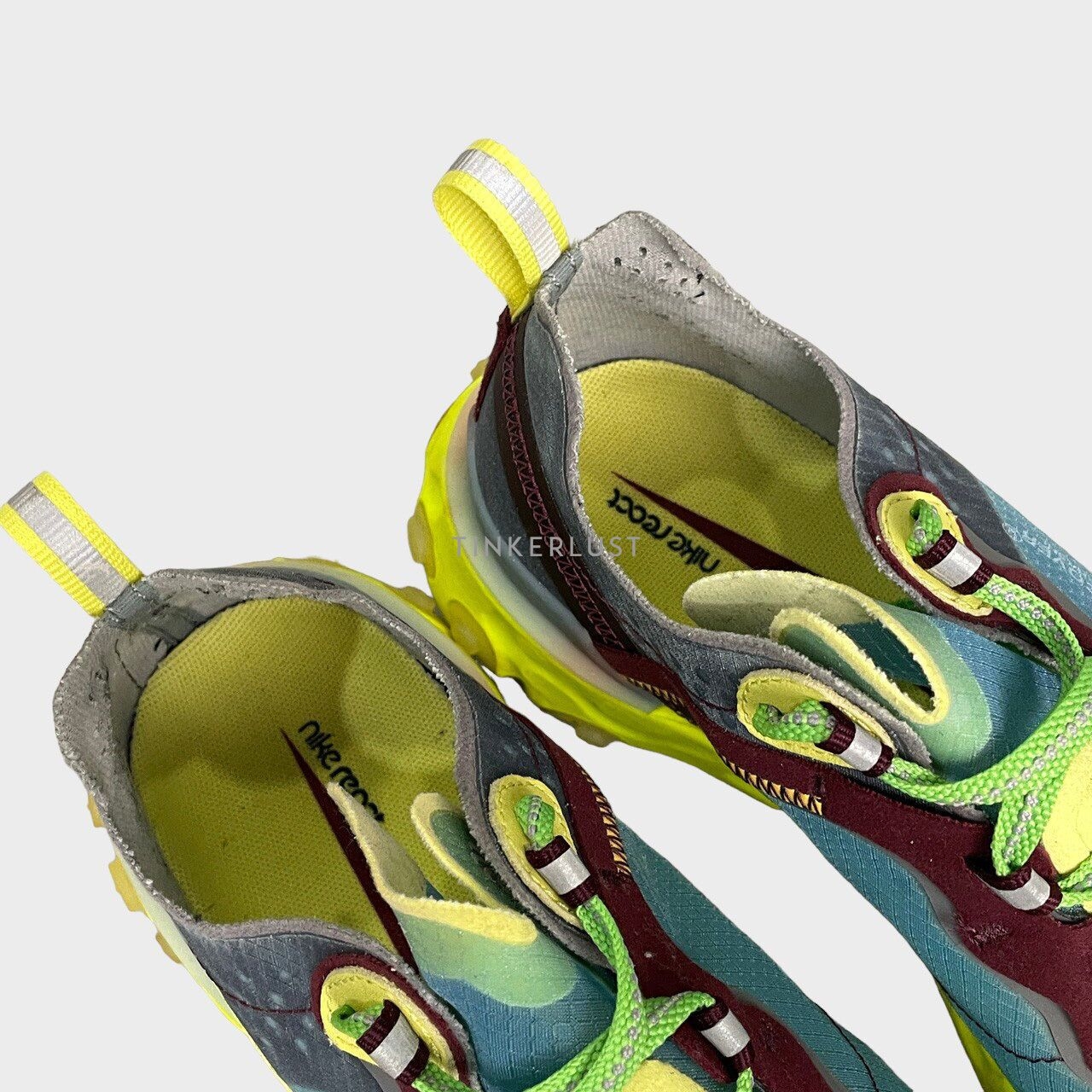 Nike React Element 87 Undercover Lakeside Blue & Yellow  Shoes