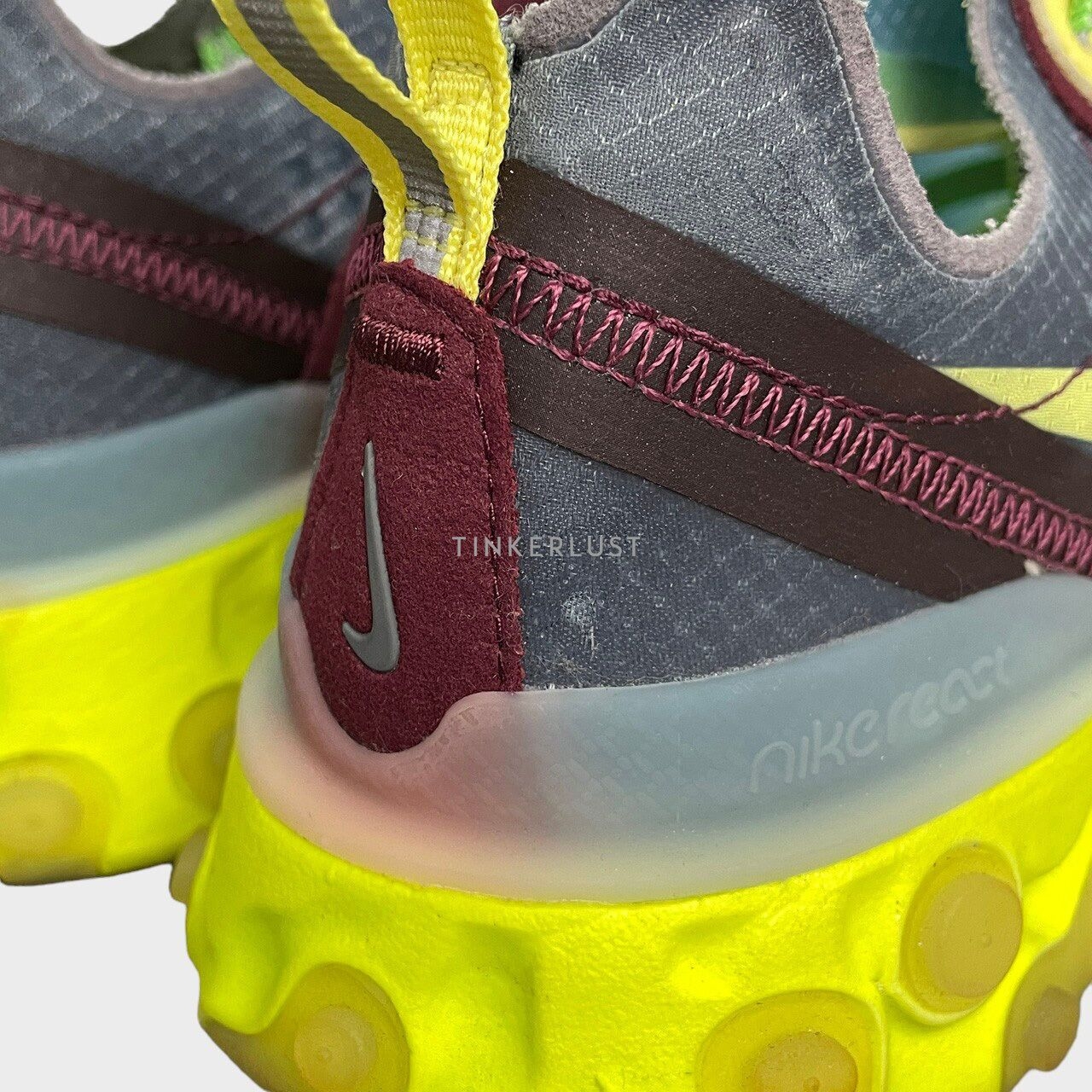 Nike React Element 87 Undercover Lakeside Blue & Yellow  Shoes