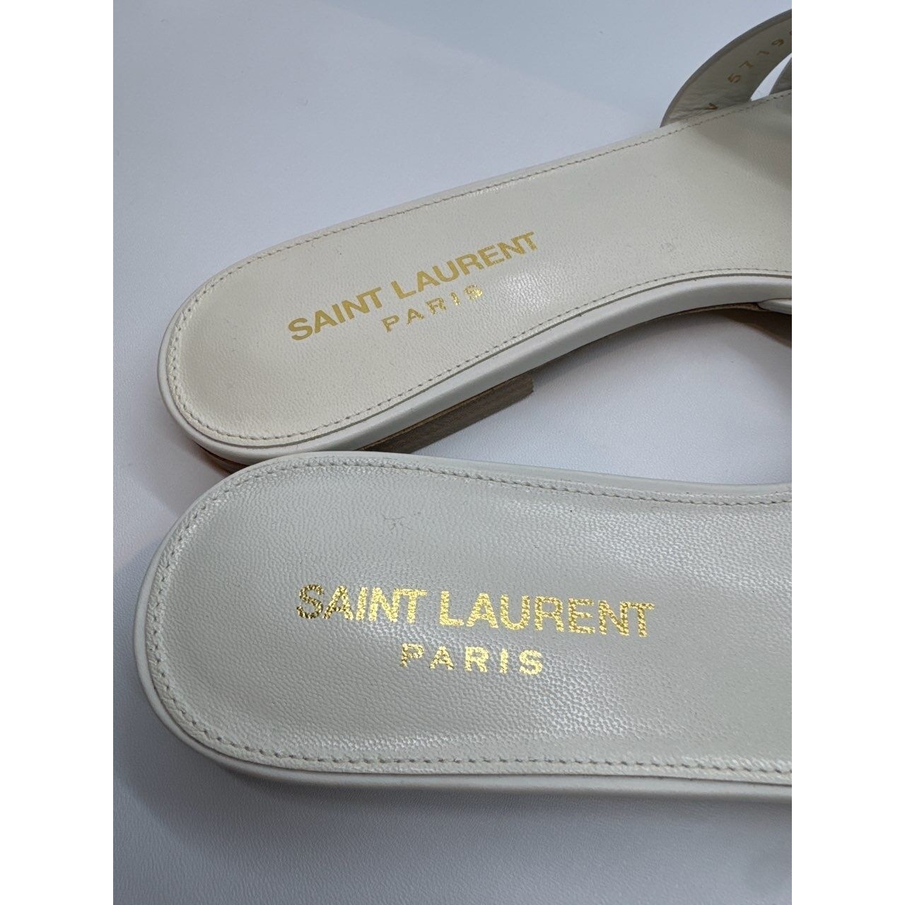 Saint Laurent Tribute Multicolour Slide Sandals