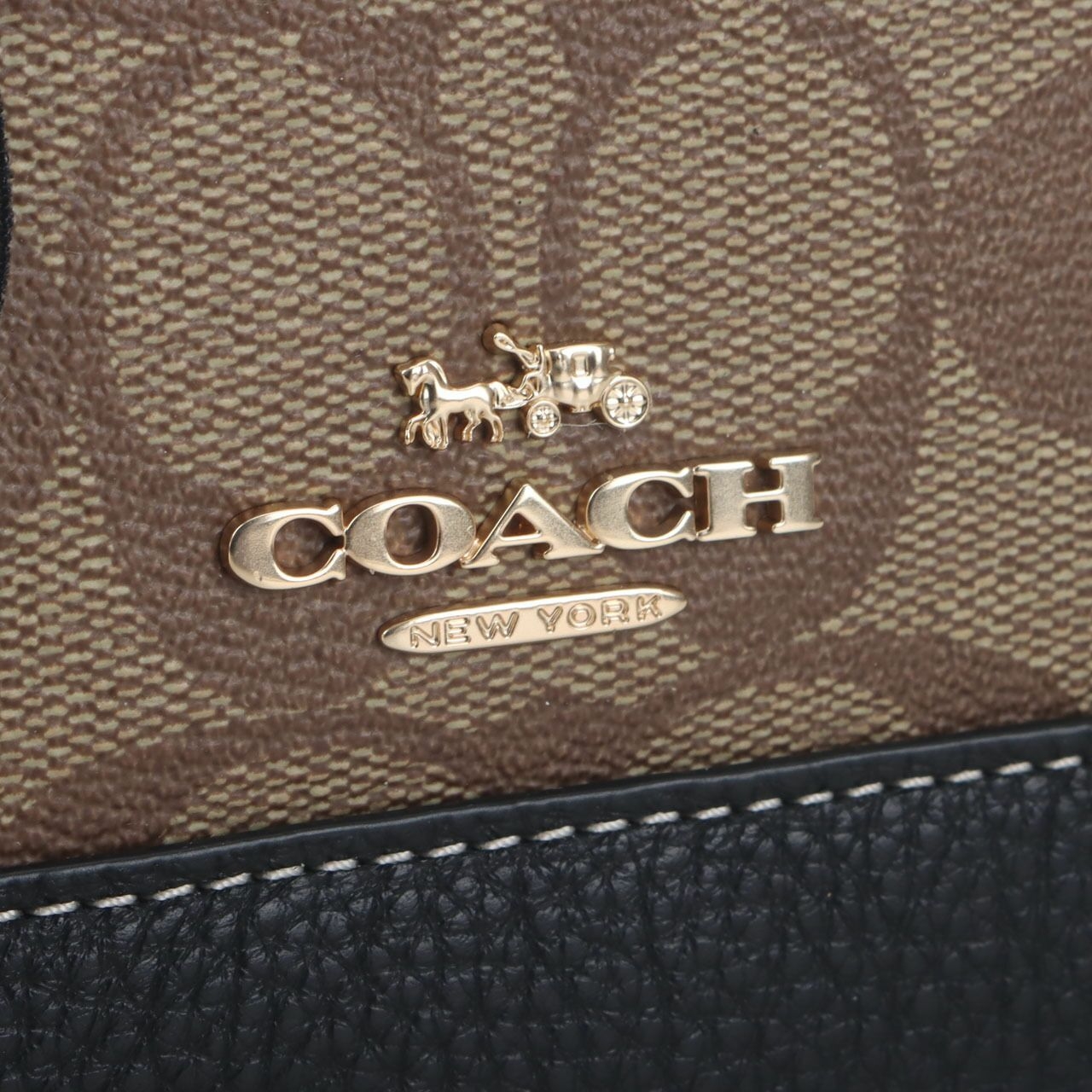 Coach X Disney CC873 Dempsey Carryall Signature Canvas Patches Khaki Multi