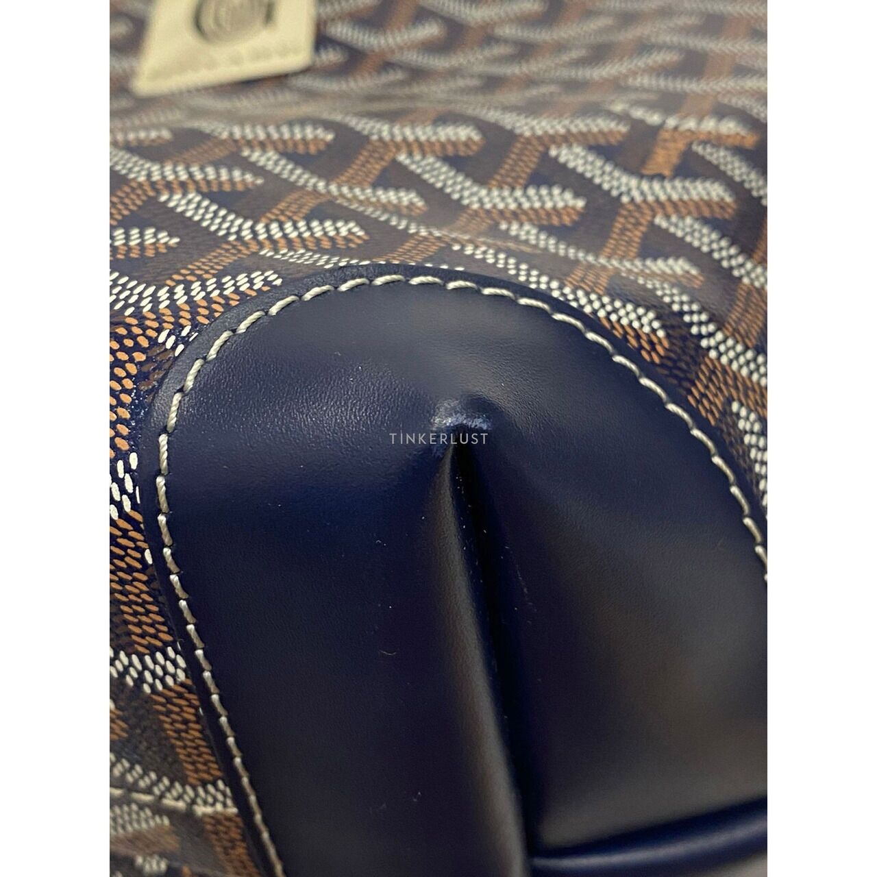 Goyard Bellechase PM Navy Blue Tote Bag