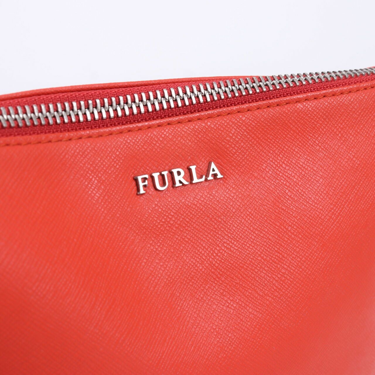 Furla Orange Clutch