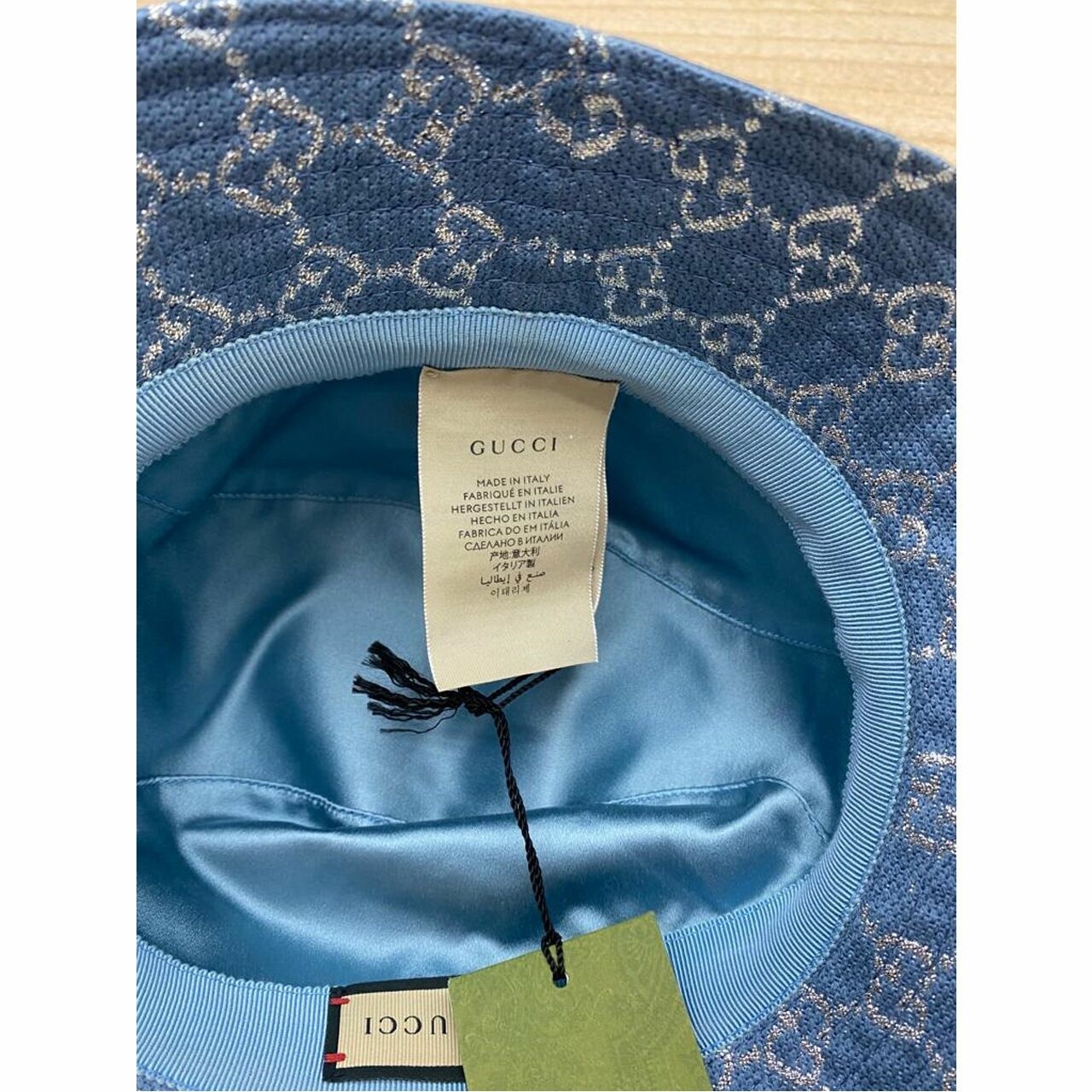 Gucci GG Monogram Denim Bucket Hat