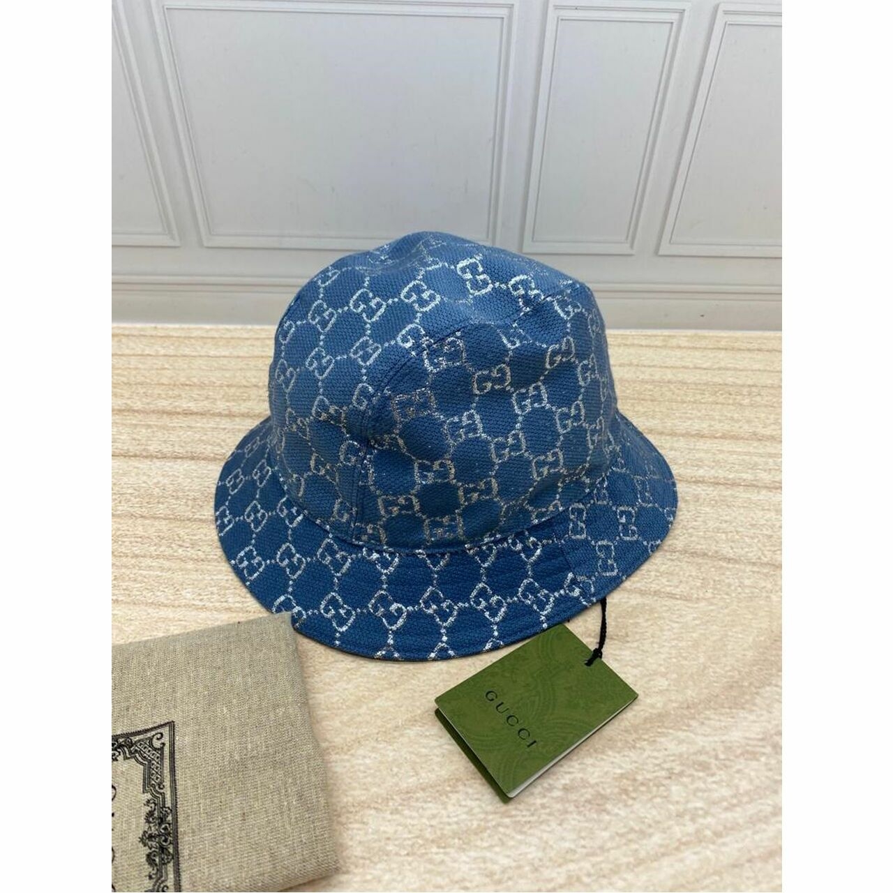 Gucci GG Monogram Denim Bucket Hat