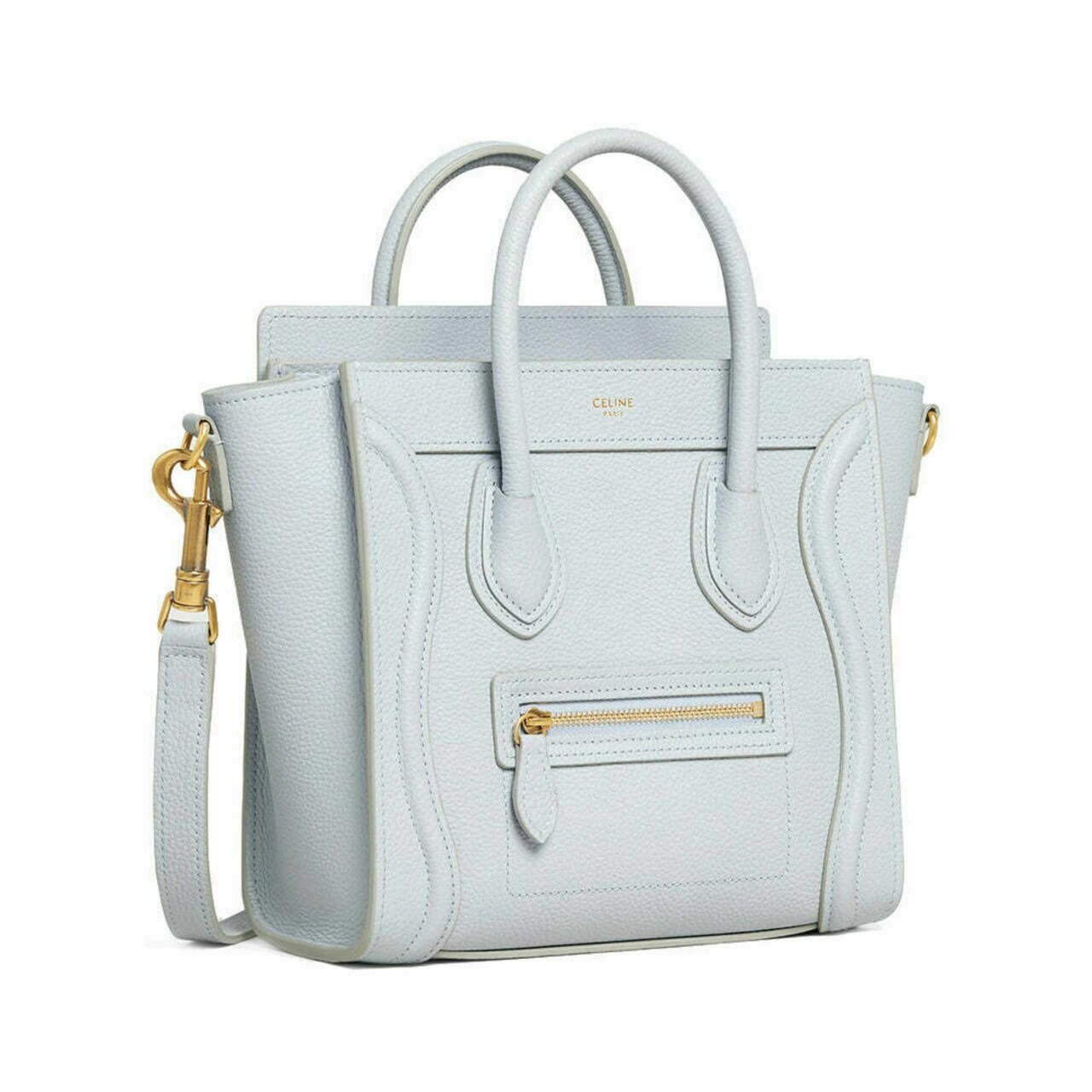 Celine Nano Luggage Pearl Grained