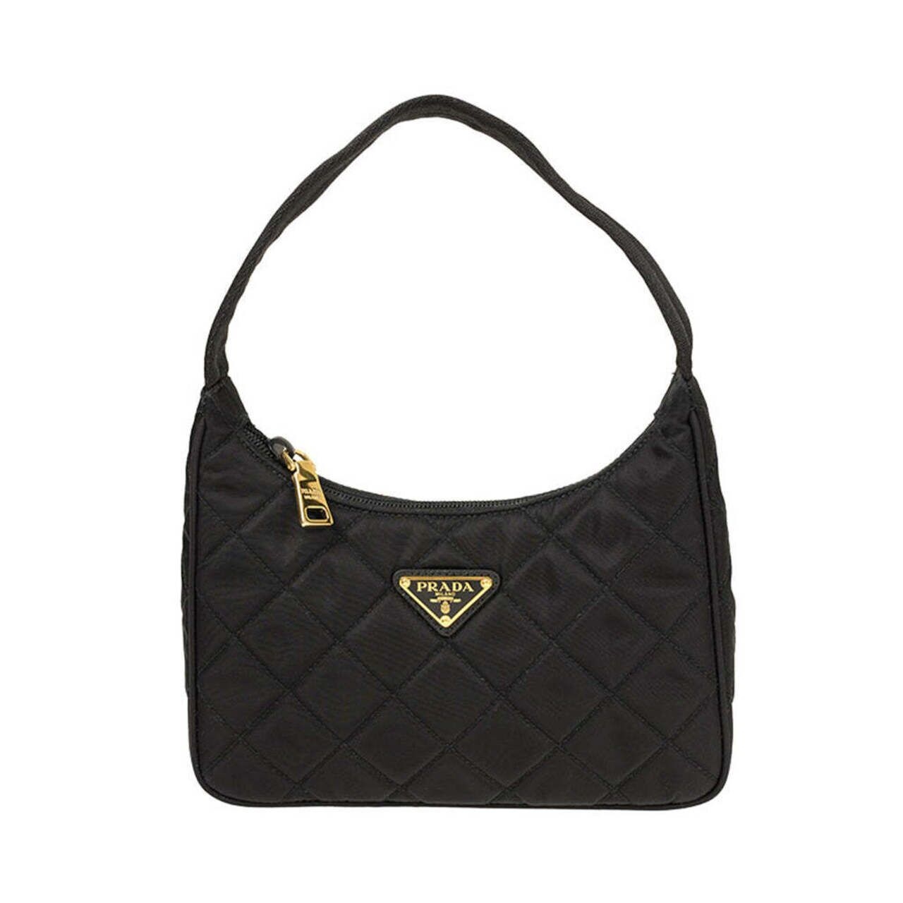 Prada Re-Edition Quilted Nylon Shoulder Bag Black