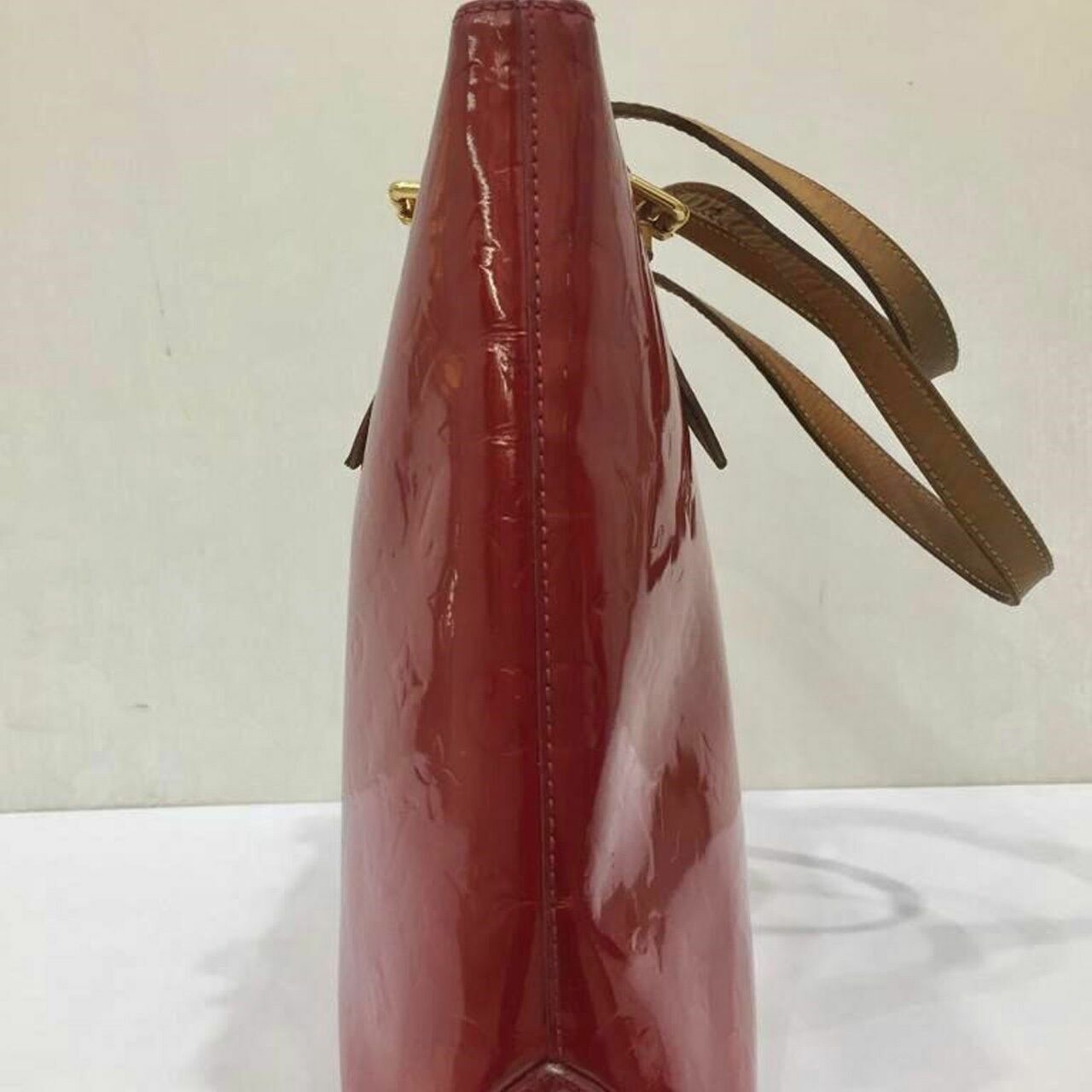 Louis Vuitton Brentwood Red Vernis Tote Bag