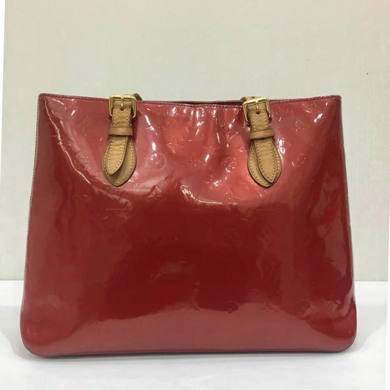 Louis Vuitton Brentwood Red Vernis Tote Bag