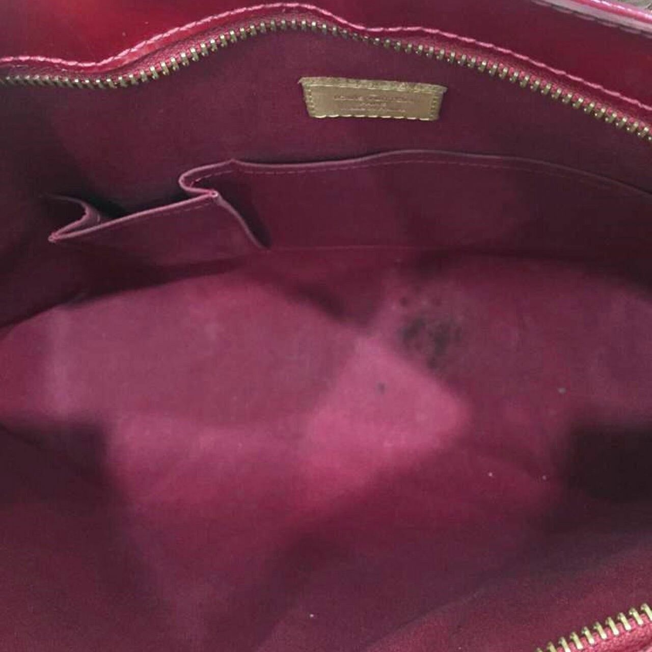 Louis Vuitton Brentwood Red Vernis Tote Bag