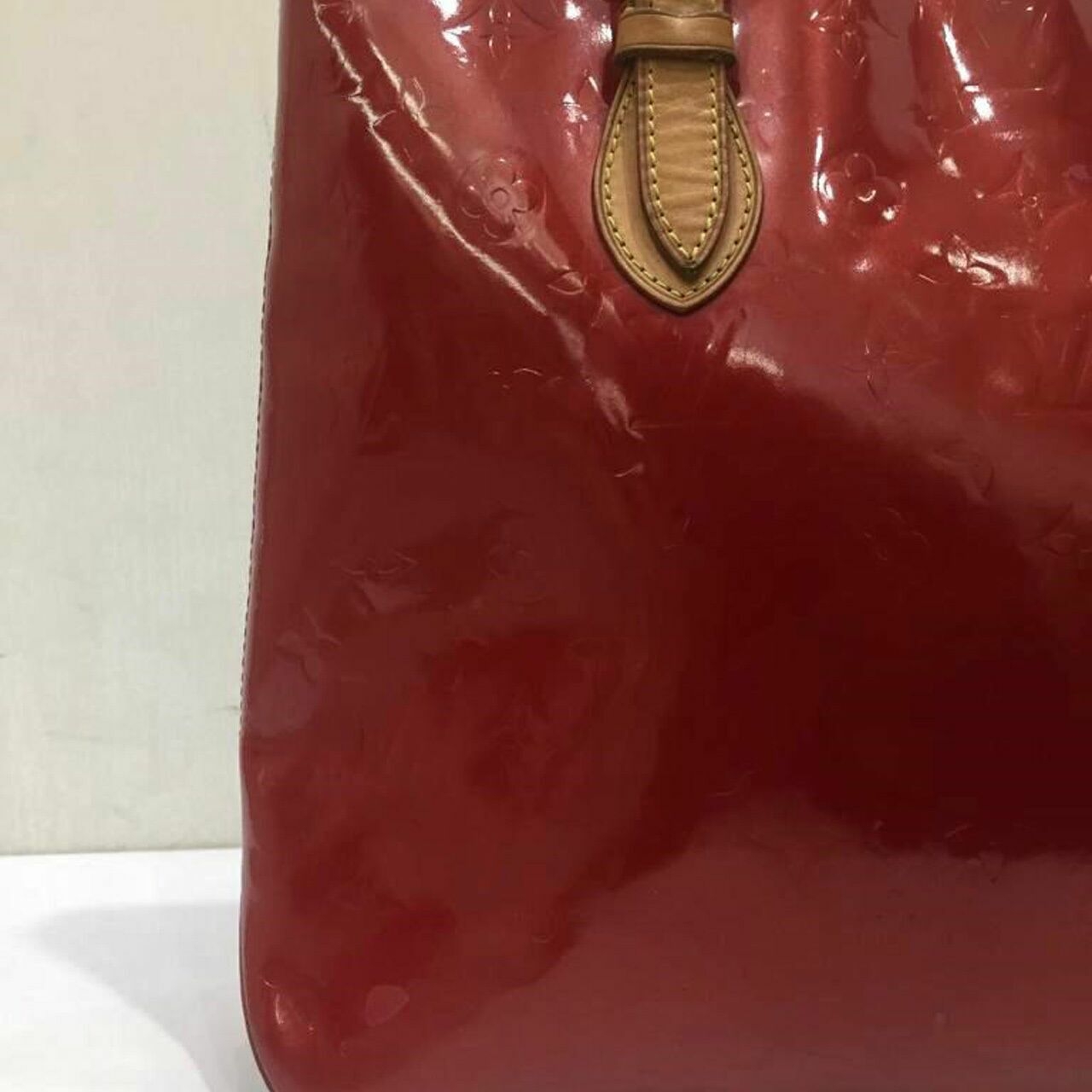 Louis Vuitton Brentwood Red Vernis Tote Bag