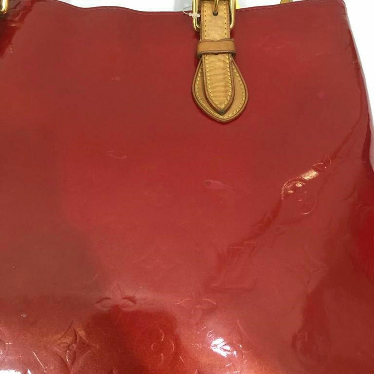 Louis Vuitton Brentwood Red Vernis Tote Bag