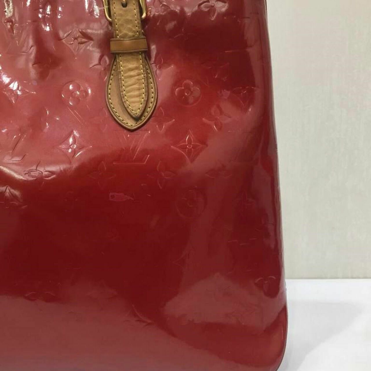 Louis Vuitton Brentwood Red Vernis Tote Bag