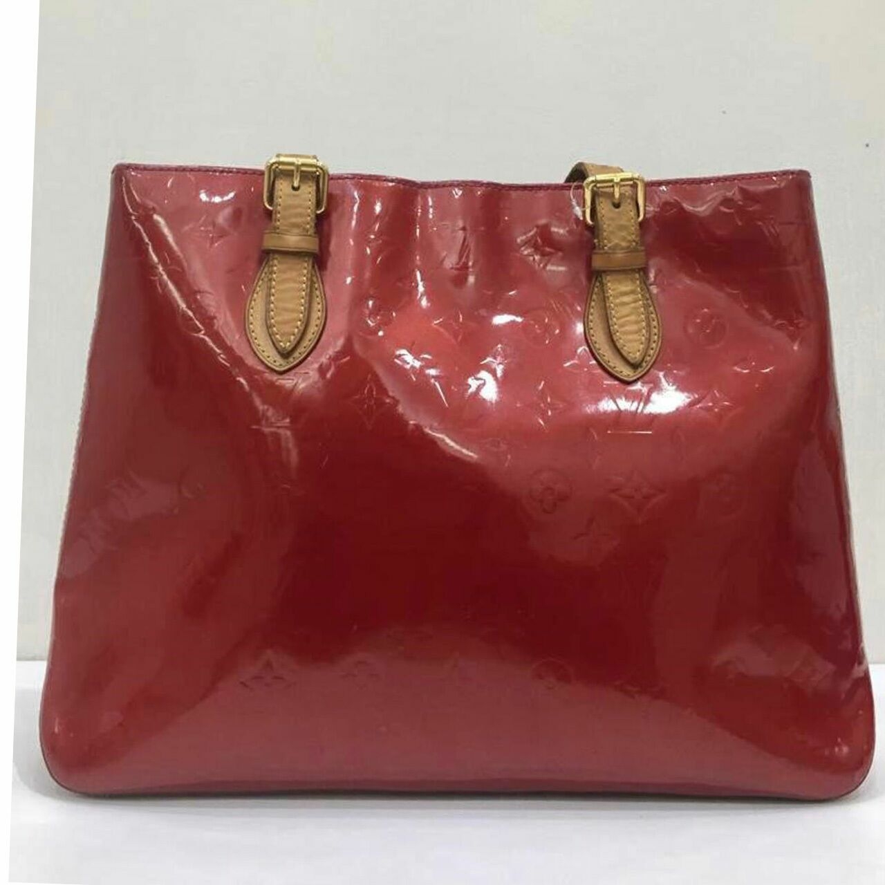 Louis Vuitton Brentwood Red Vernis Tote Bag