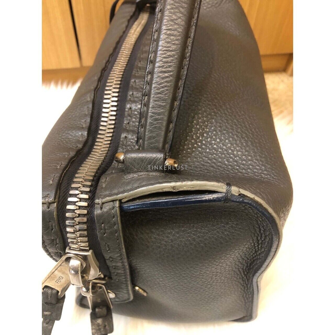 Fendi Selleria Lei Grey 2015 Satchel