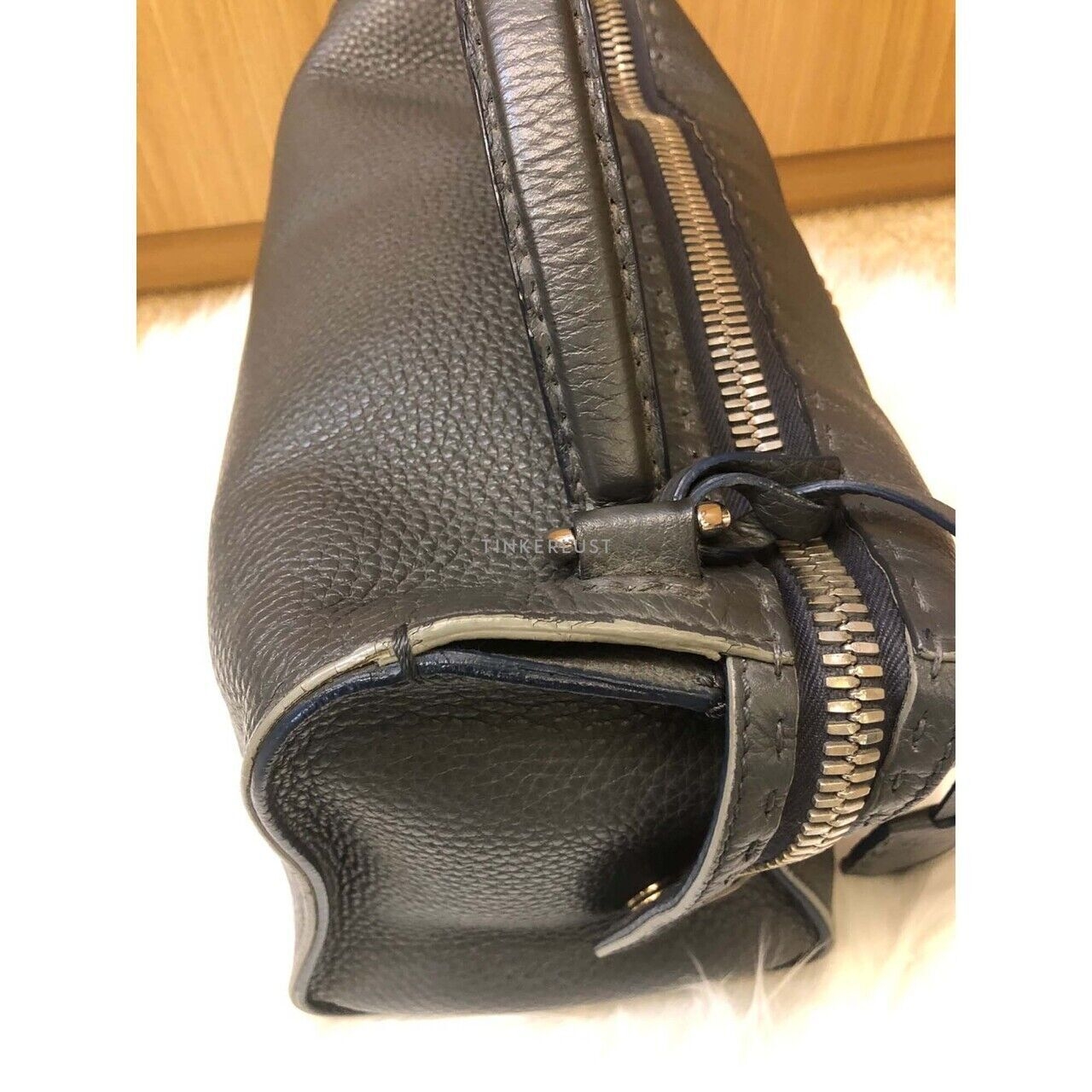 Fendi Selleria Lei Grey 2015 Satchel