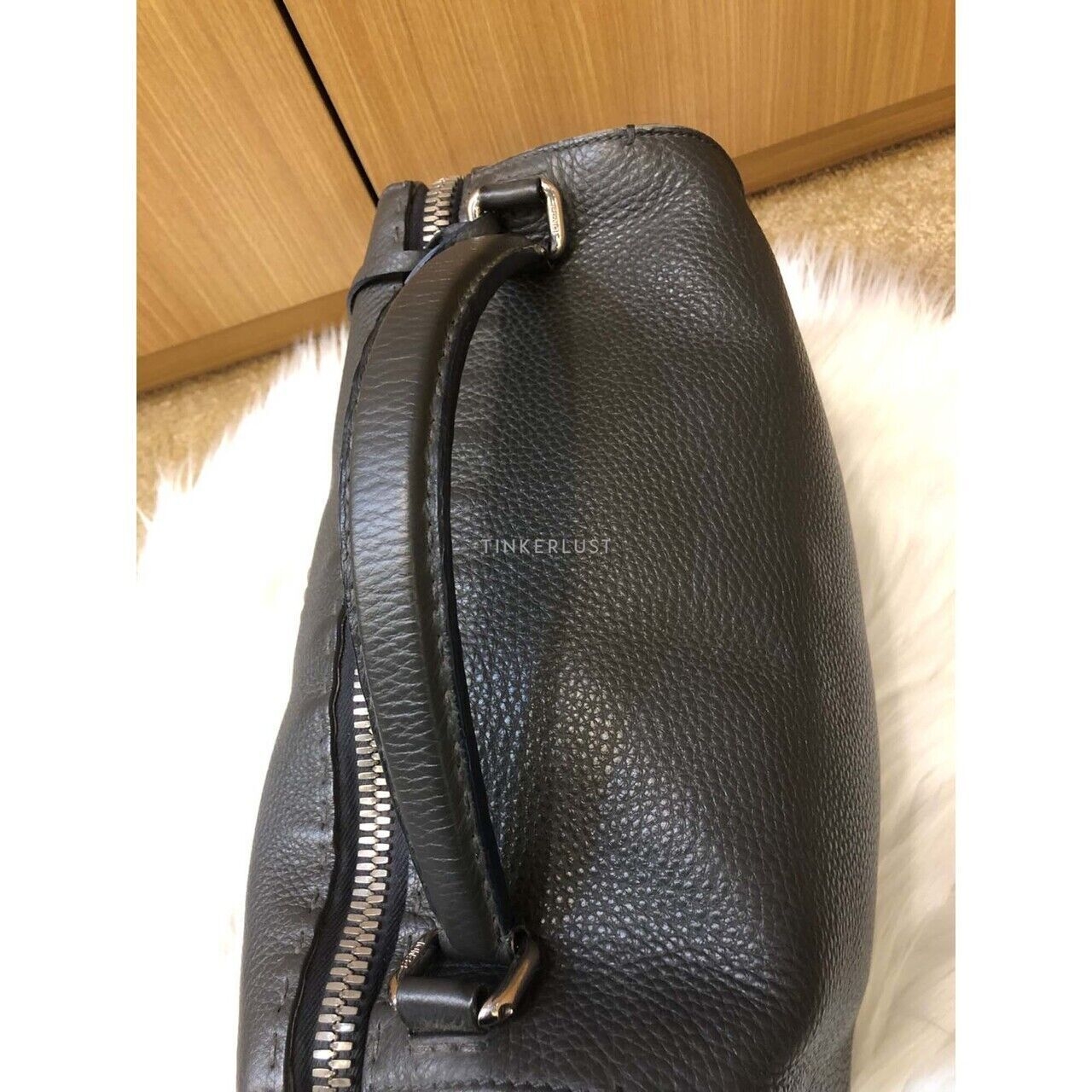 Fendi Selleria Lei Grey 2015 Satchel