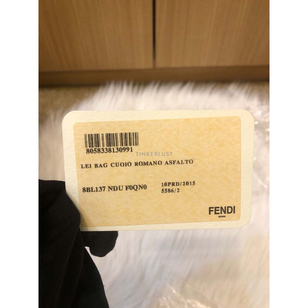 Fendi Selleria Lei Grey 2015 Satchel