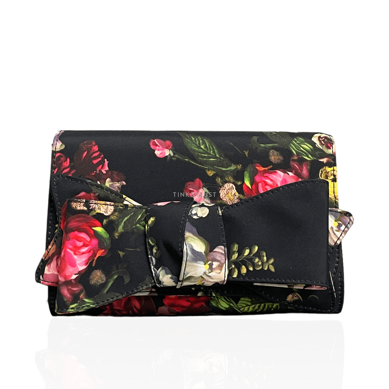 Ted Baker Black Floral Animal Printed Sling Bag