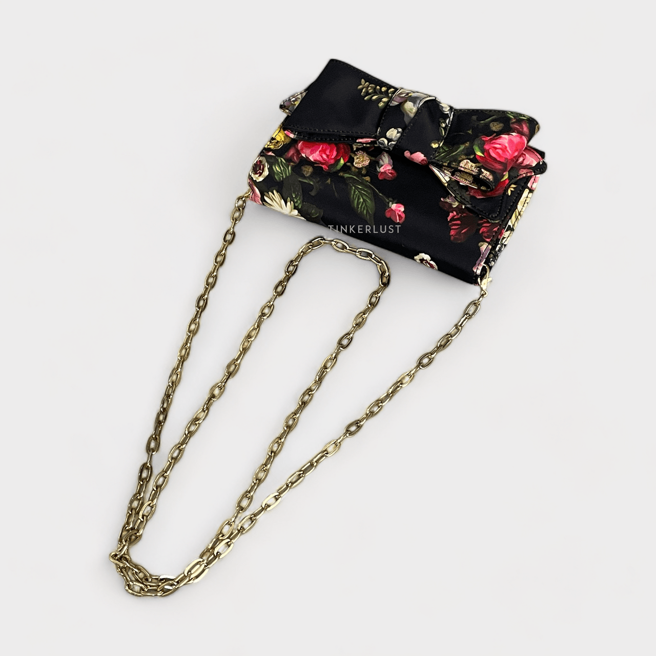 Ted Baker Black Floral Animal Printed Sling Bag