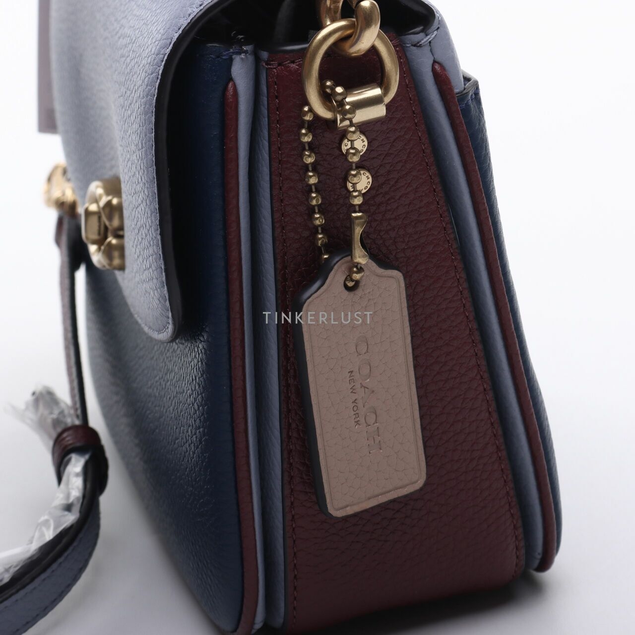 Coach Cassie 19 Colorblock Twilight Bue/Multi Sling Bag