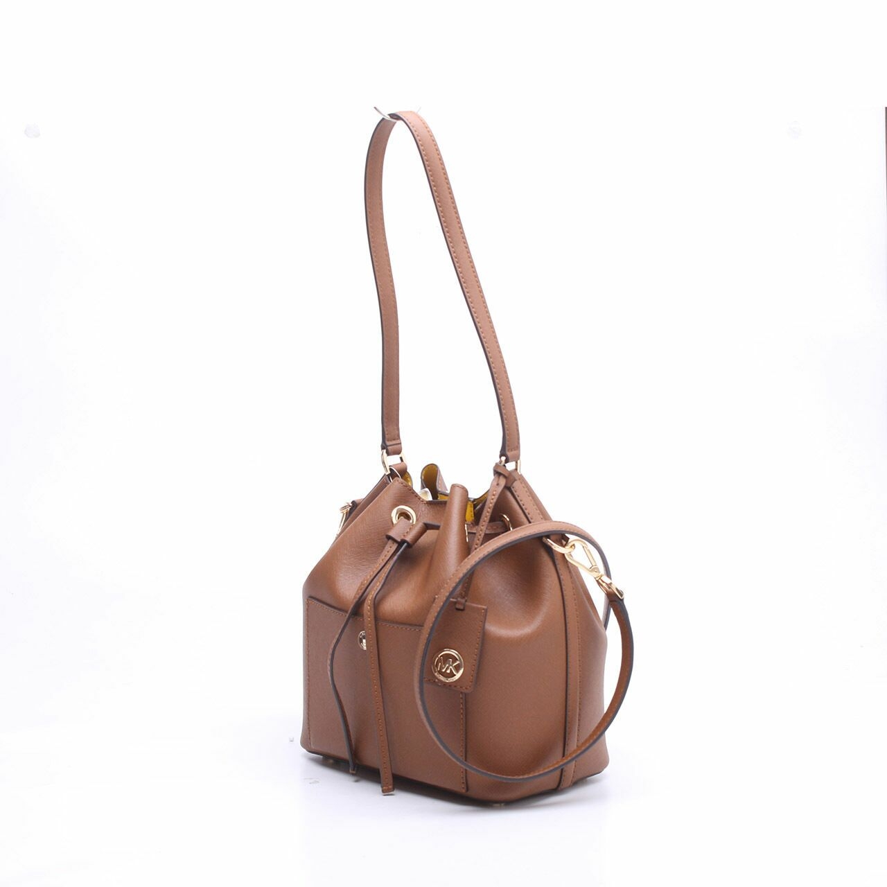 Michael Kors Brown Bucket Satchel Bag