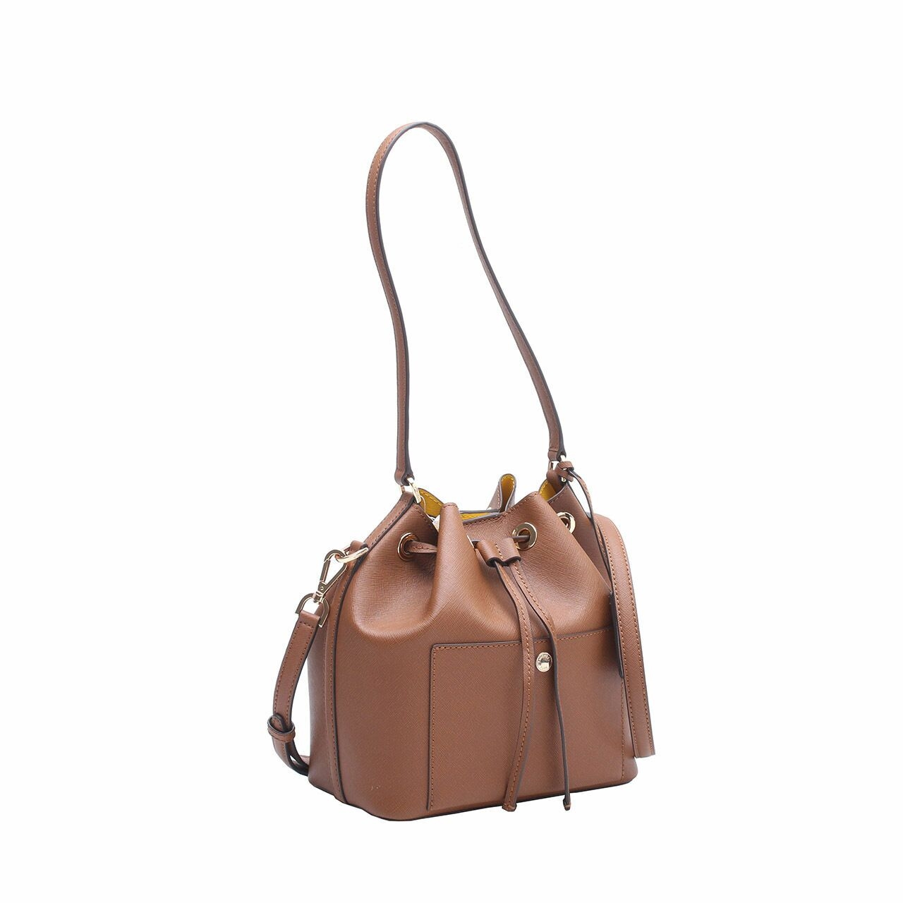 Michael Kors Brown Bucket Satchel Bag