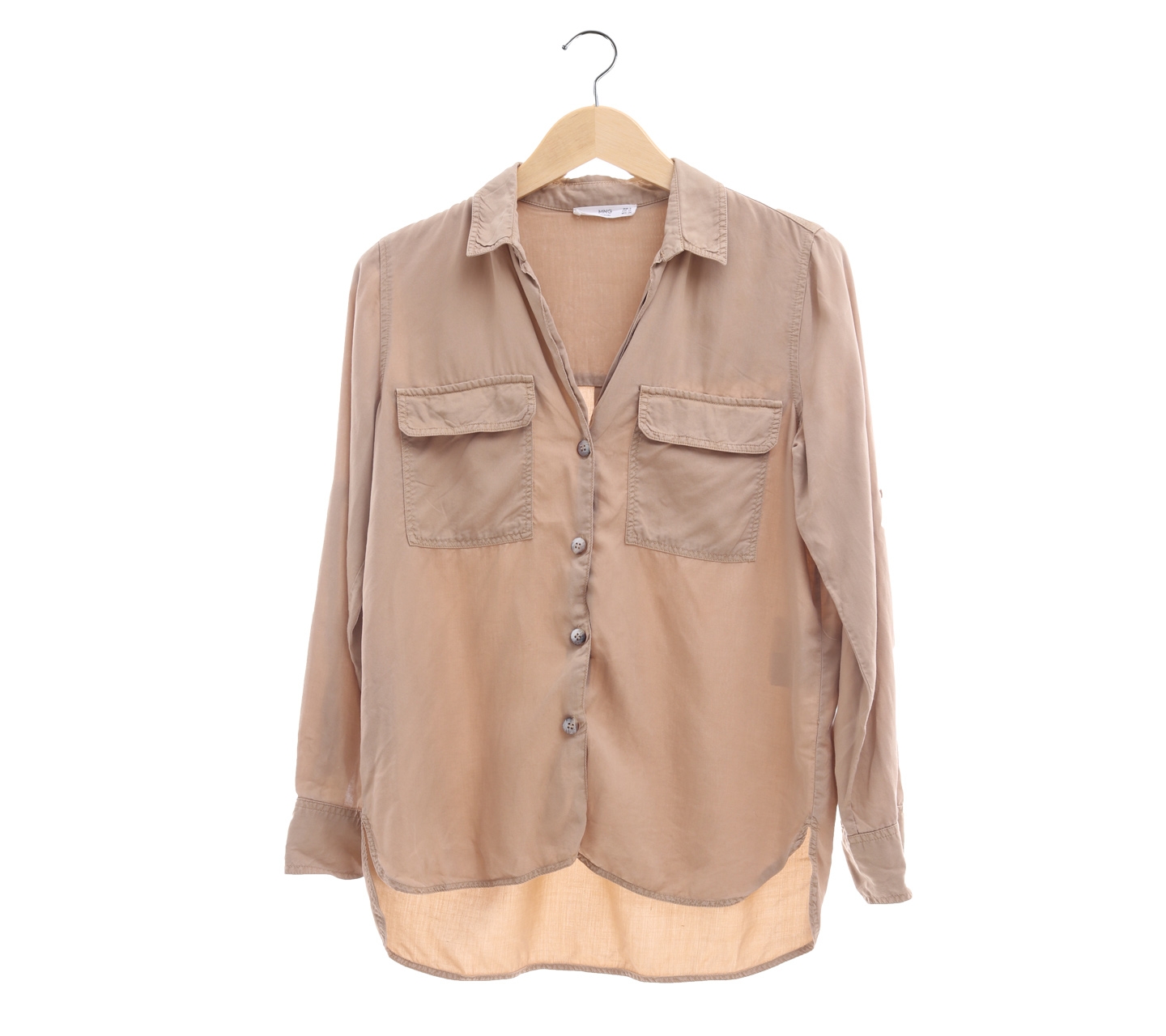 Mango Mocca Pocket Shirt