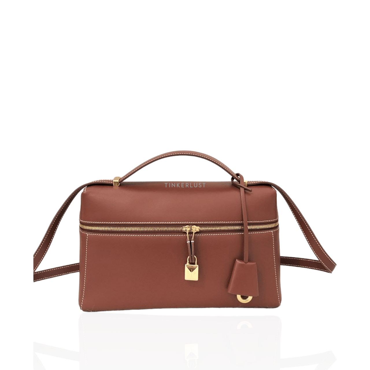 Loro Piana 27 Extra Bag in Kummel/Brown Tan GHW Satchel