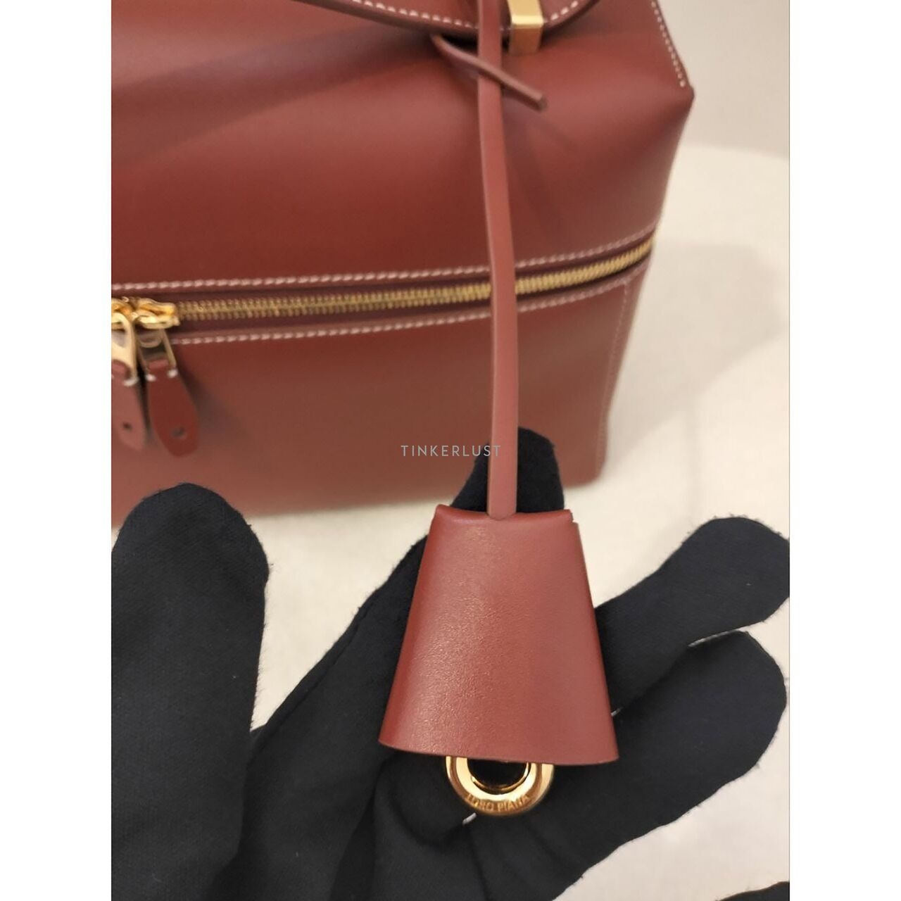 Loro Piana 27 Extra Bag in Kummel/Brown Tan GHW Satchel