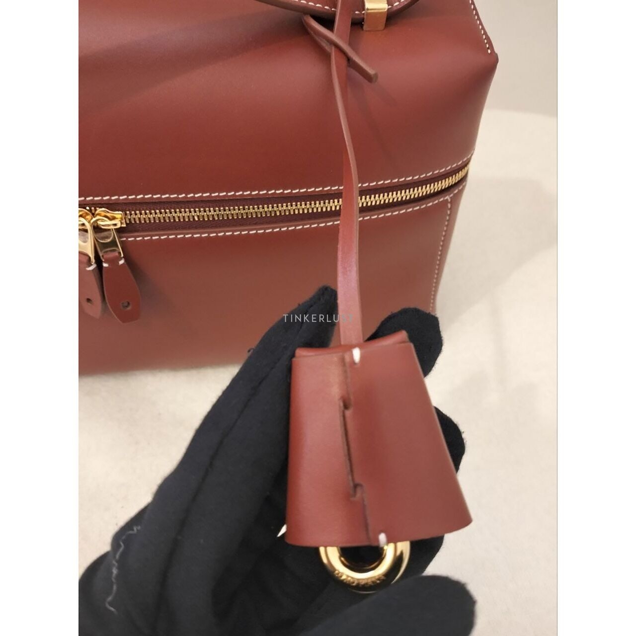 Loro Piana 27 Extra Bag in Kummel/Brown Tan GHW Satchel