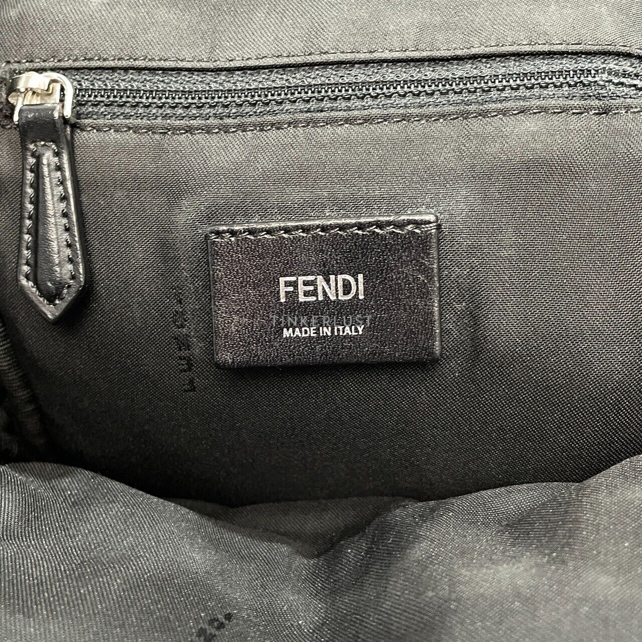 Fendi Monster Eye Nylon Black Bumbag