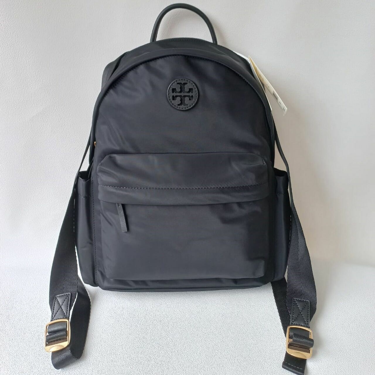 Tory Burch Ella Nylon Backpack Black 