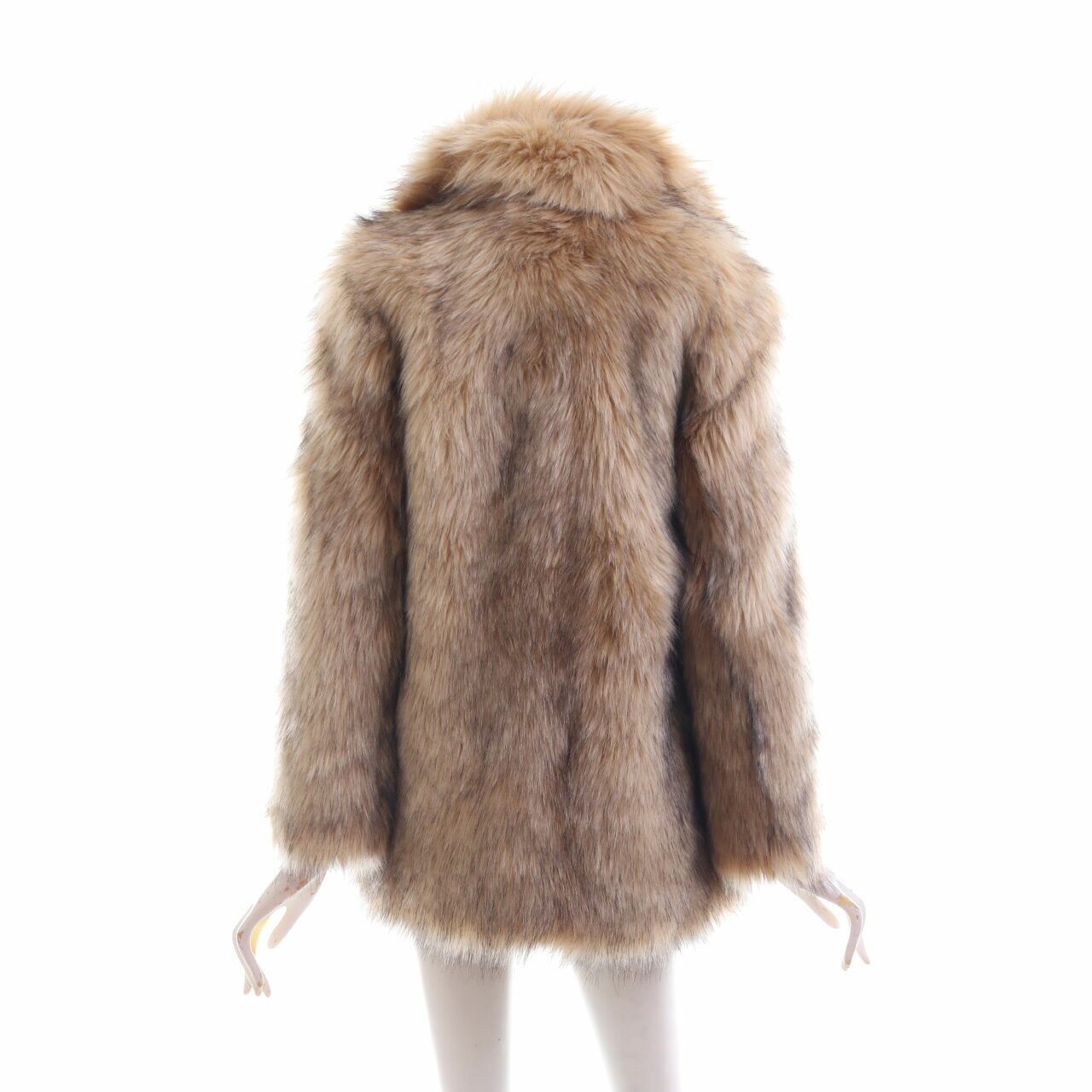 Zara Brown Fur Coat