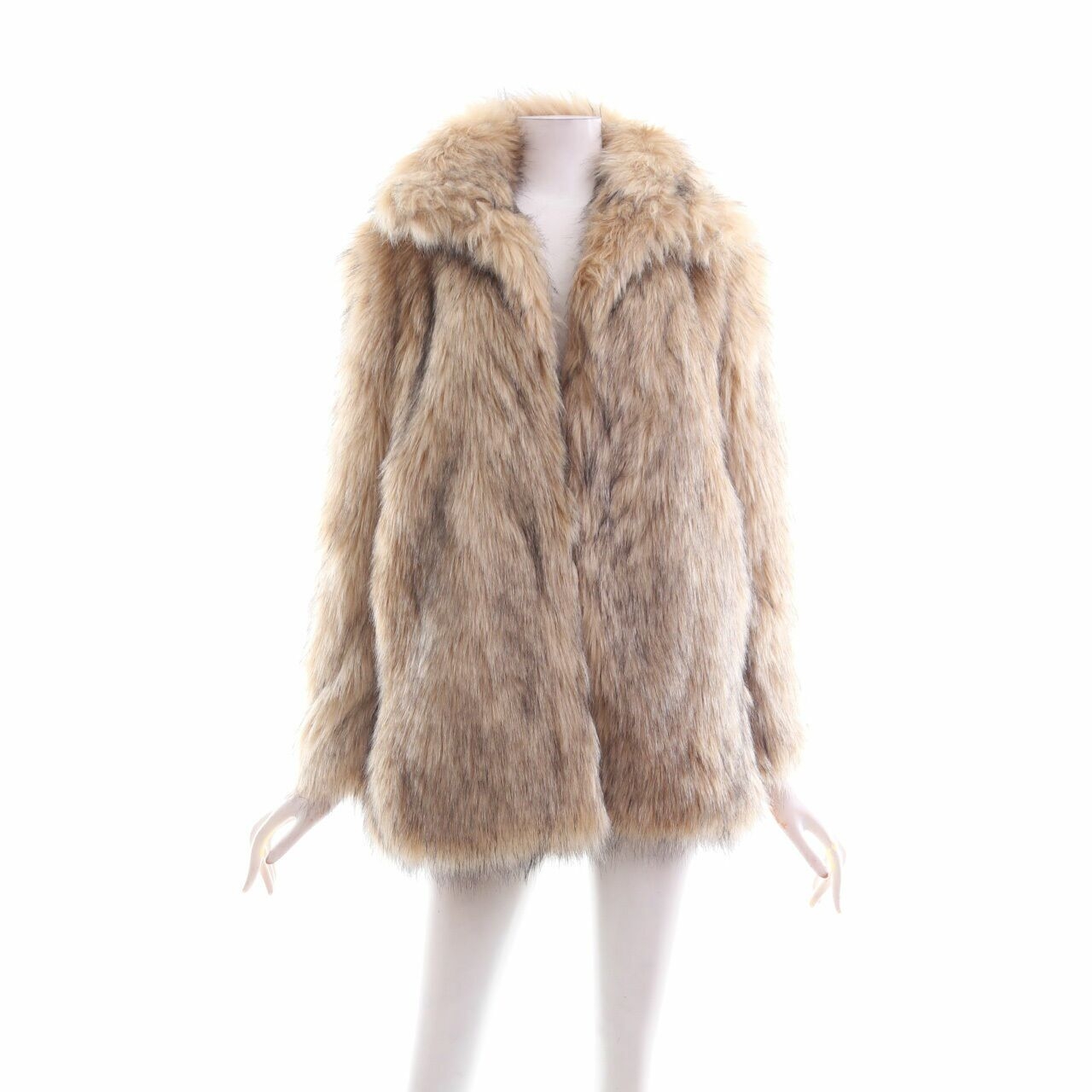 Zara Brown Fur Coat