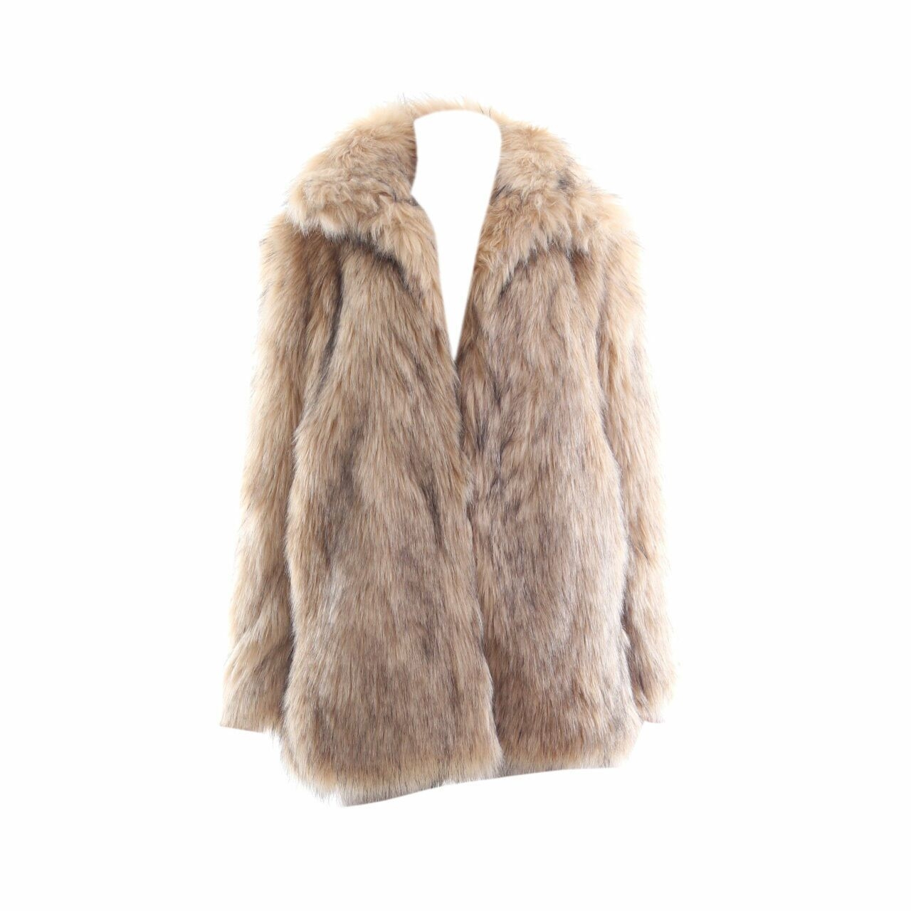 Zara Brown Fur Coat