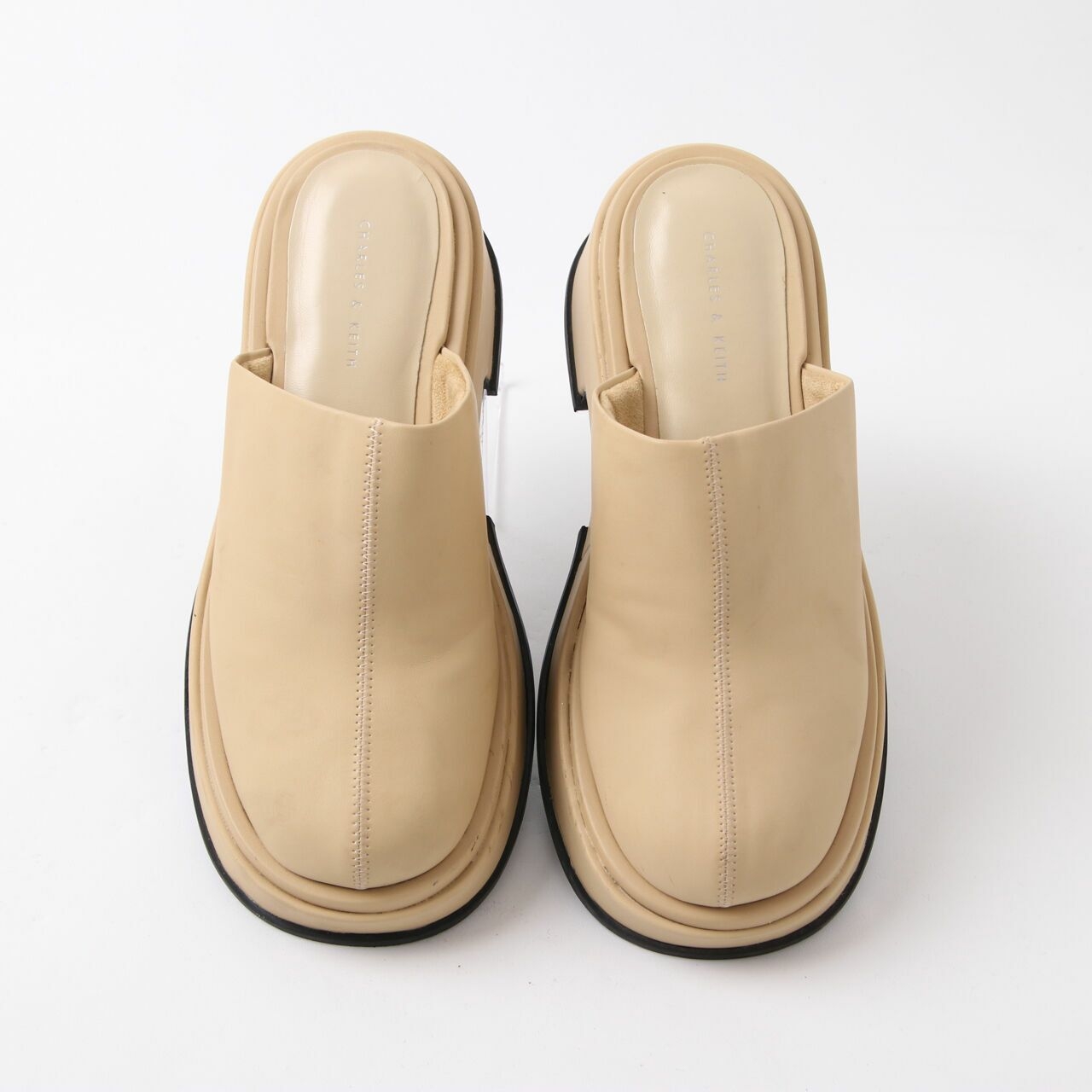 Charles & Keith Yellow Platform Clogs