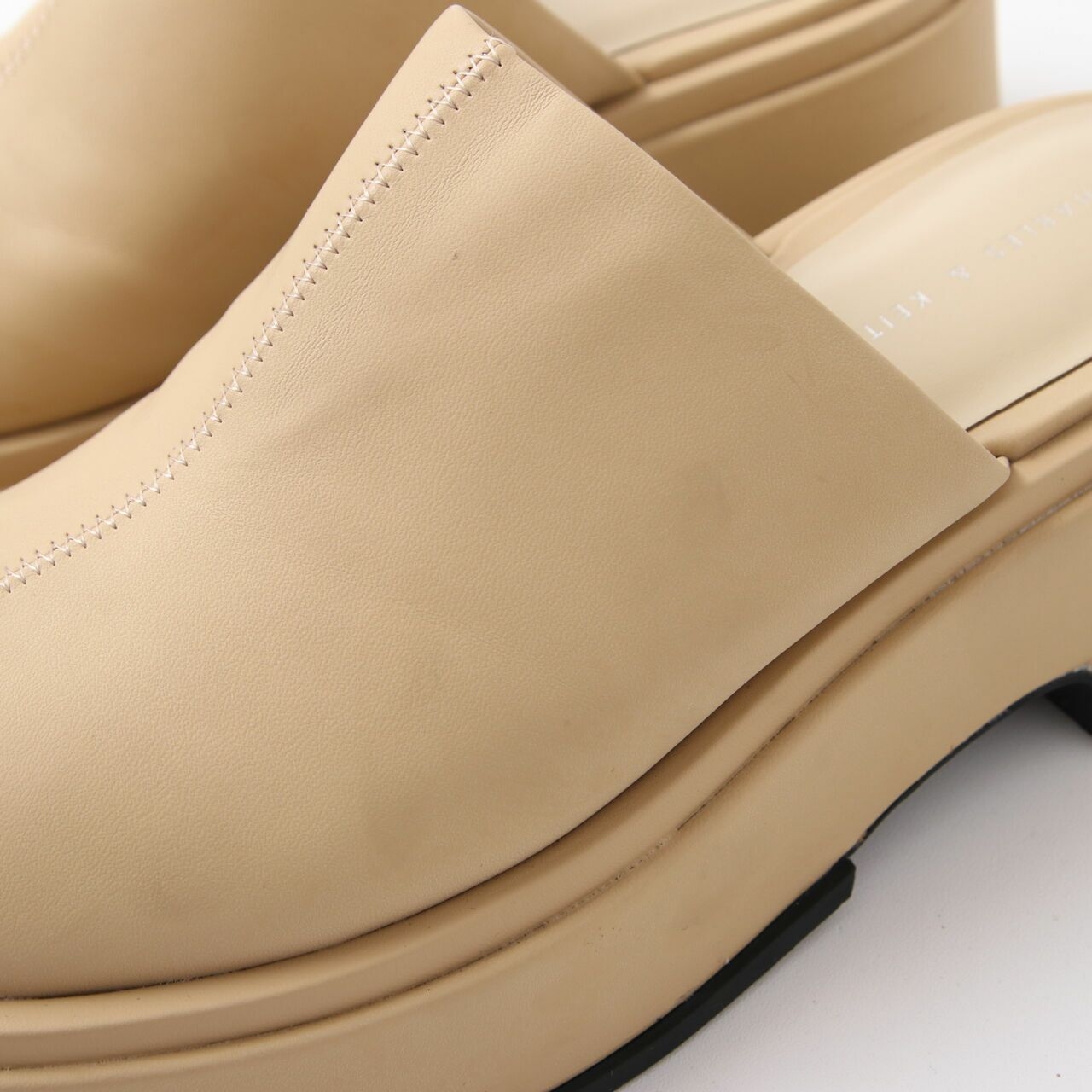 Charles & Keith Yellow Platform Clogs