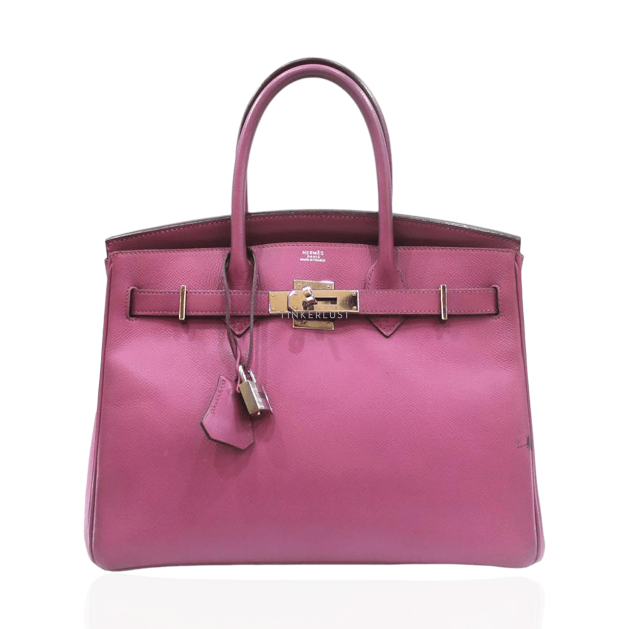 Hermes Birkin 30 Cyclamen Epsom 2004 #H Square PHW