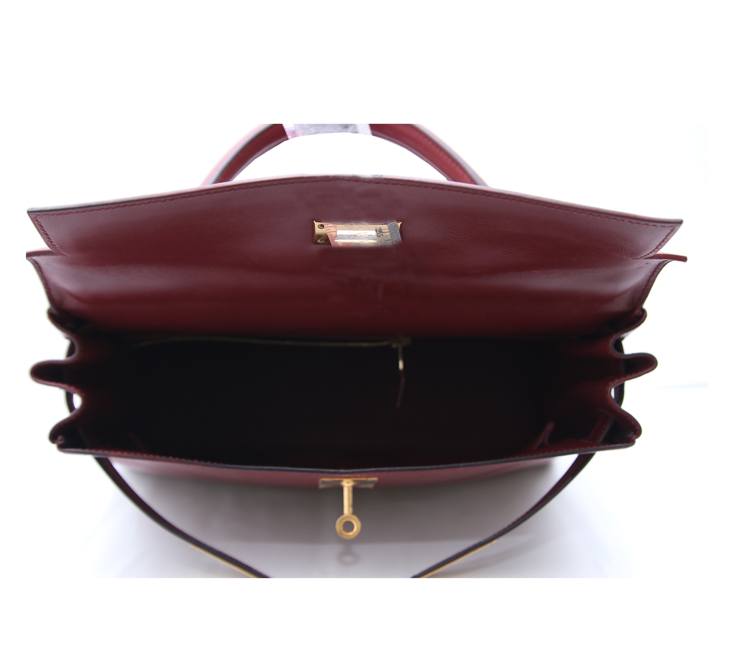 Hermes Kelly 32 Maroon GHW Stamp I Handbag