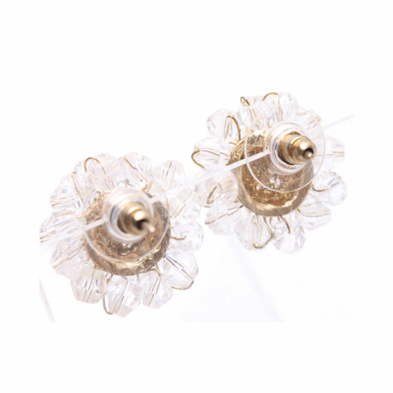 Private Collection White Sequins Earring Jewelry